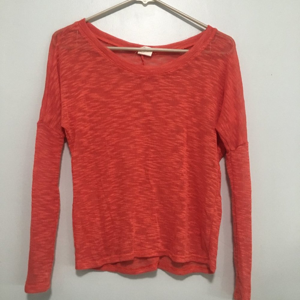 Sheer Long Sleeve Blouse